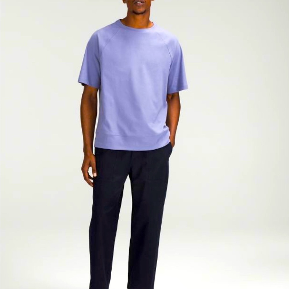 Lululemon Heavyweight Crepe Short Sleeve Shirt - Peru Purple - Medium